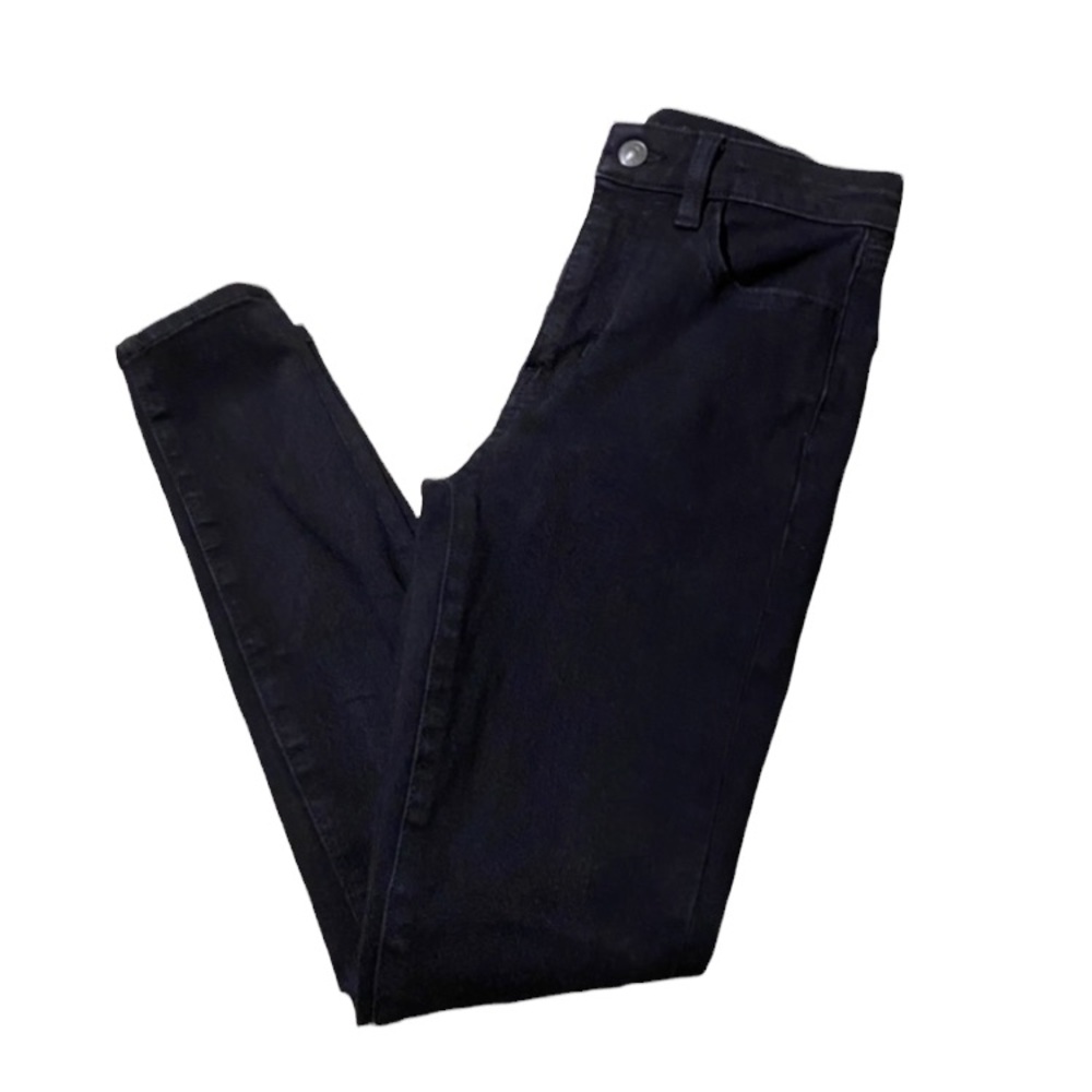 American Eagle Super High Rise Jegging - Dark Black Wash - Womens size 2 regular
